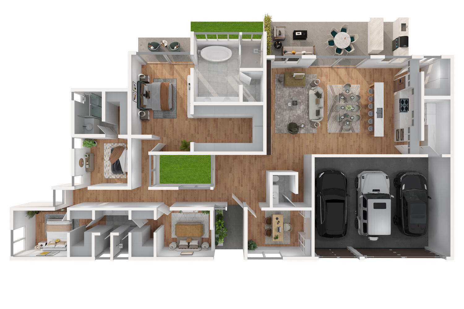 3D floor plan of 5659 Rio Bonito